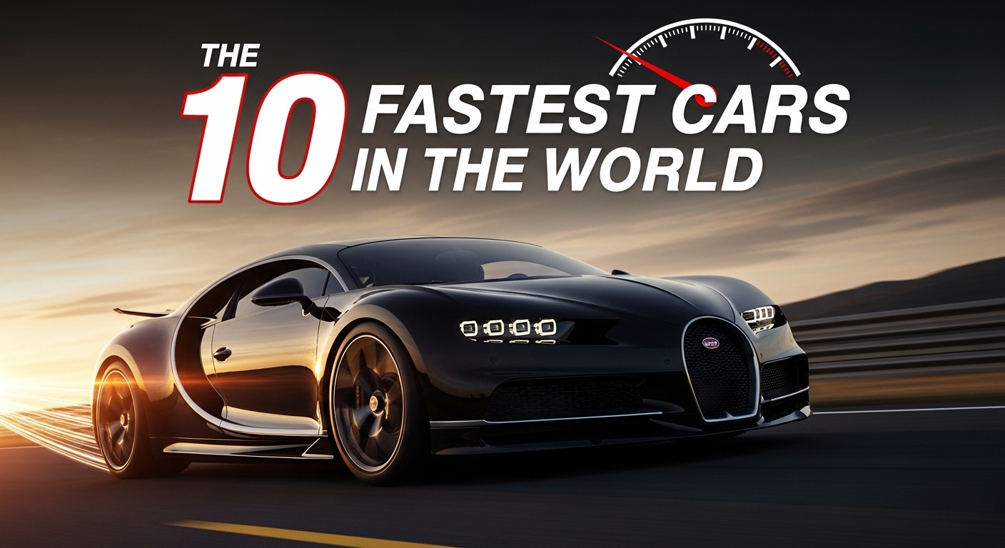 Video thumbnail for The 10 Fastest Cars in the World