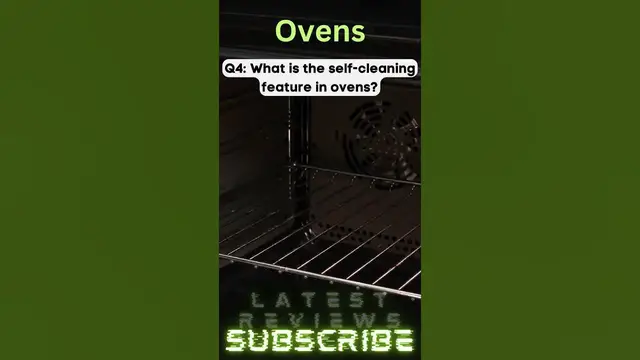 Video thumbnail for What is the self cleaning feature in an oven
