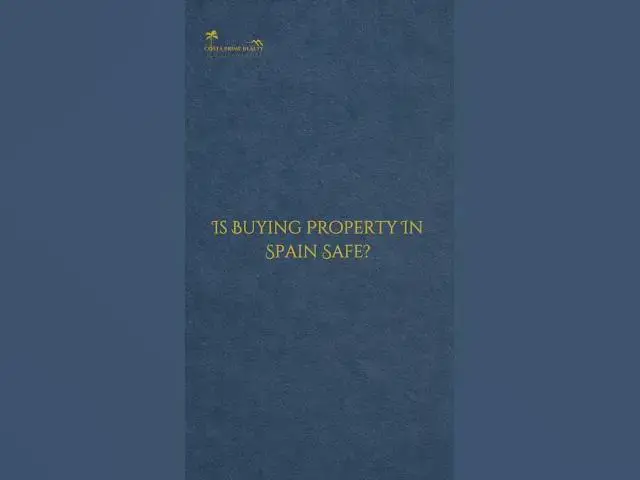 Video thumbnail for Is Buying Property in Spain Safe? ⚖️ -  (Part 1)