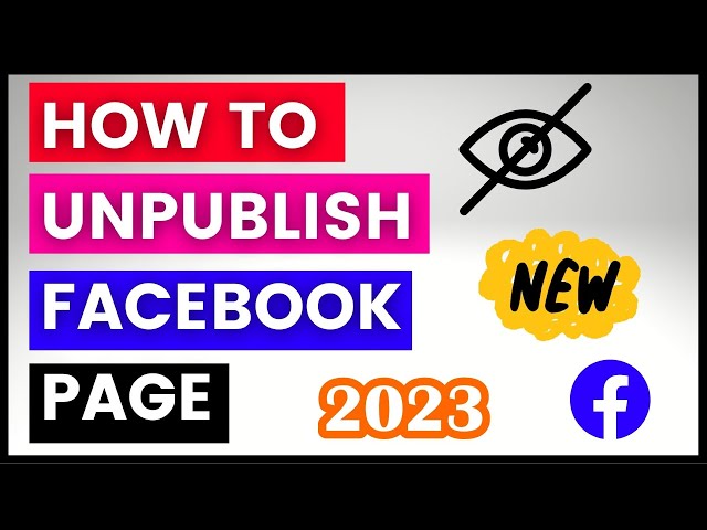 Video thumbnail for (NEW Method) - How To Unpublish A Facebook Page? [in 2025]