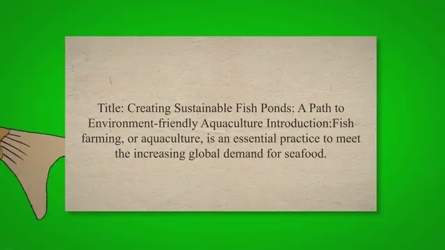Video thumbnail for Creating Sustainable Fish Ponds