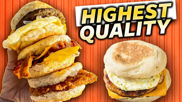 Video thumbnail for Fast Food Chains With The Highest-Quality Breakfast Sandwiches