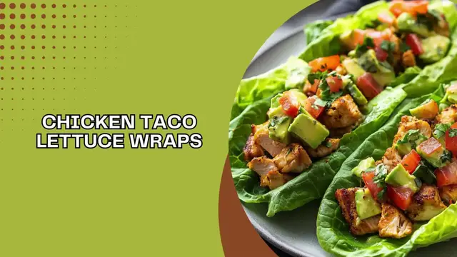 Video thumbnail for Chicken Taco Lettuce Wraps