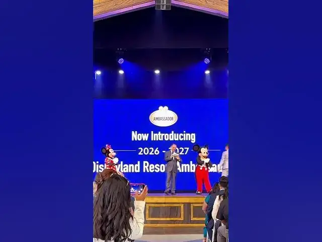 'Video thumbnail for Meet the new Disneyland Ambassadors!'