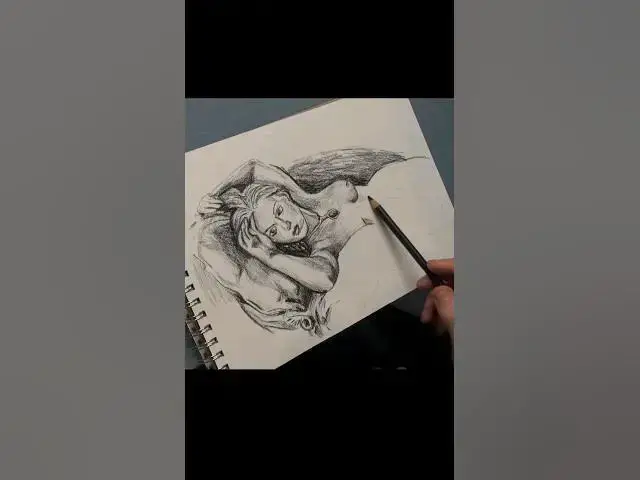 Video thumbnail for Nude Titanic Rose #drawing