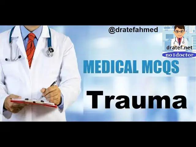 Video thumbnail for MCQS Trauma / Medical Exam / Medical Student Exam / Mrcs QS / FRCS QS/ USMLE Qs / No1doctor/ dratef