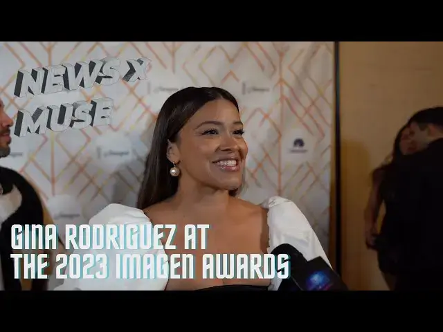 'Video thumbnail for Gina Rodriguez at the 2023 Imagen Awards'