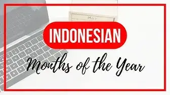 Video thumbnail for Spell and Pronounce Months of the Year in Indonesian