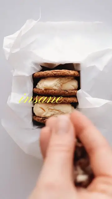 Video thumbnail for Brownie Christmas Ice Cream Sandwich