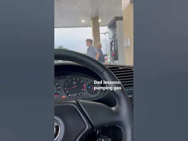 'Video thumbnail for Dad teaching how to pump gas. Ricky on the CD'