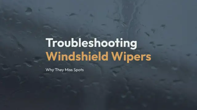 'Video thumbnail for Why are my Windshield Wipers Missing Spots?'
