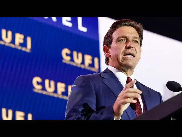 Video thumbnail for Ron DeSantis Sets Off Firestorm - Conservatives Furious With His Comments On Trump Indictment