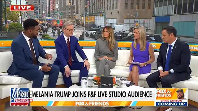 Video thumbnail for Melania Trump Defends Her Husband After NYC Rally