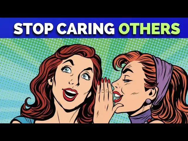 Video thumbnail for How To Stop Caring What People Think Of You