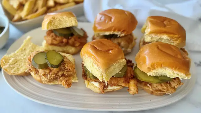 Video thumbnail for Nashville Hot Chicken Sliders That Hit Every Crunchy, Spicy Note