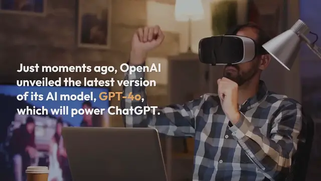 Video thumbnail for OpenAI announces GPT-4o, the latest version of its AI model