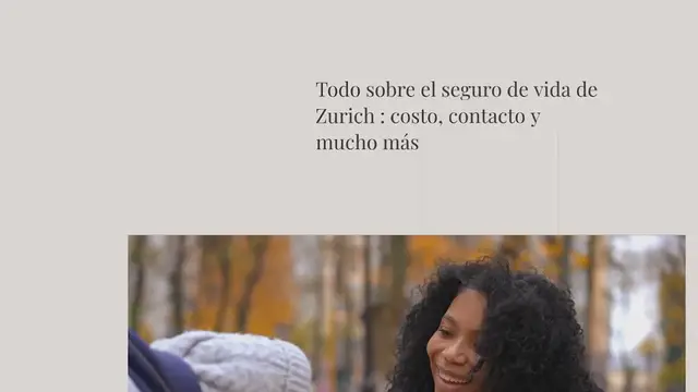 Video thumbnail for Todo sobre el seguro de vida de Zurich : costo, contacto y mucho más