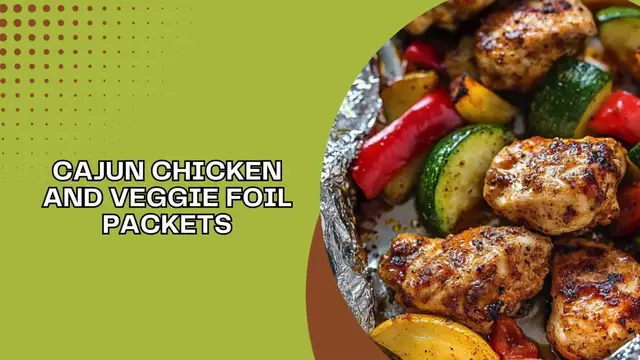 Video thumbnail for Cajun Chicken and Veggie Foil Packets