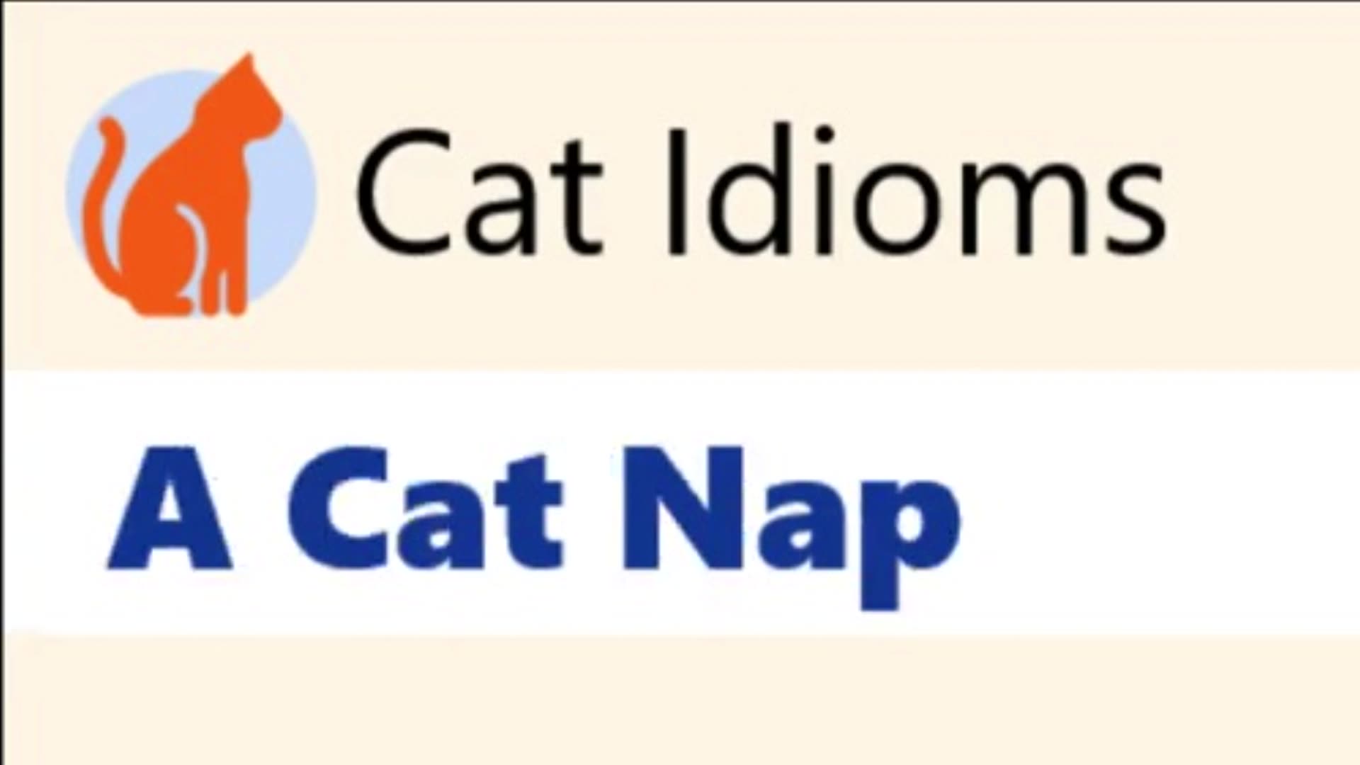 Video thumbnail for “Cat Nap” Meaning in American English