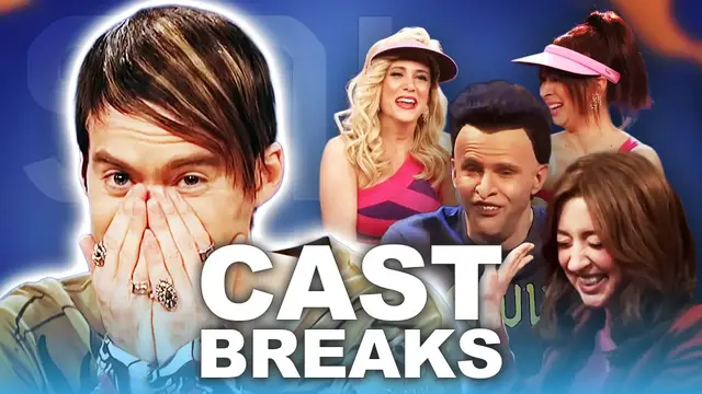'Video thumbnail for 15 Times The SNL Cast Broke On Live TV'