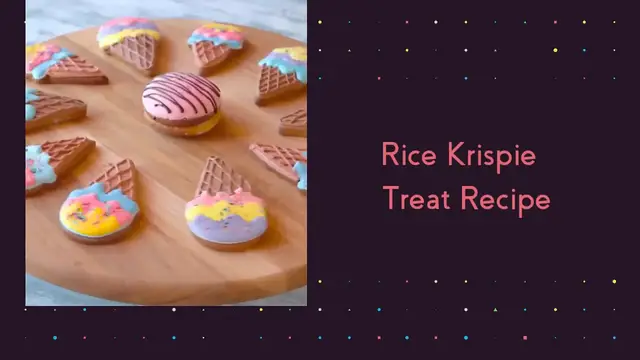 'Video thumbnail for Rice Krispie Treat Recipe '
