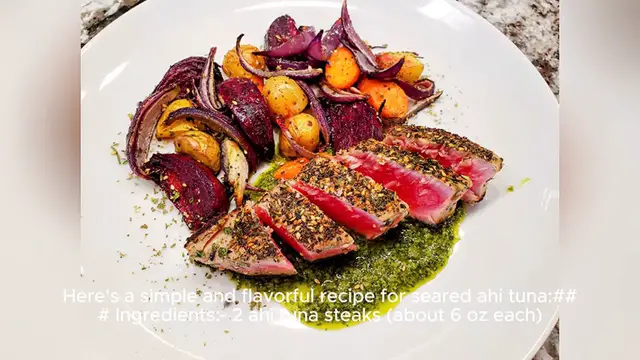 Video thumbnail for ahi tuna recipe