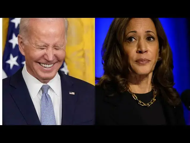 Video thumbnail for President Joe Biden Burns Kamala Harris - 'Hold On Kids'