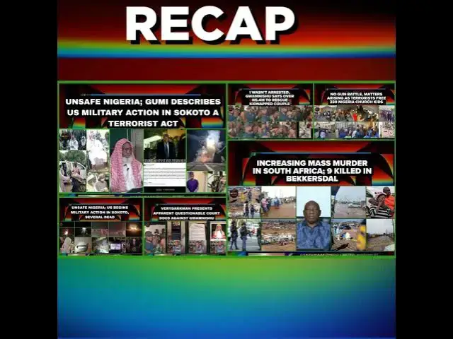 Video thumbnail for NewsRecap @10pm 26-12