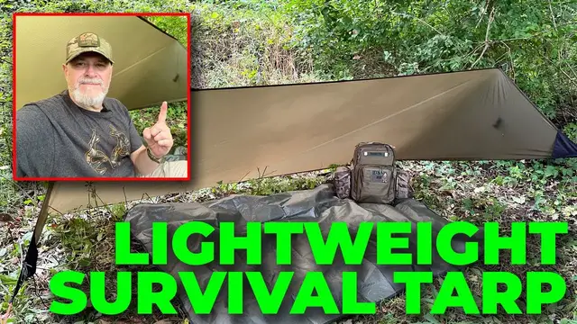 Video thumbnail for Lightweight Bushcraft Survival Tarp Shelter | Onewind Outdoors