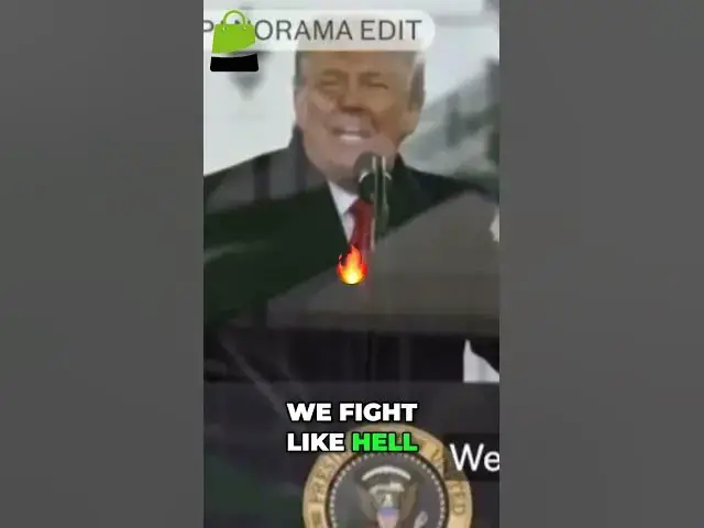 'Video thumbnail for BBC Edits Trump Speech? False Incitement Claim #shorts'