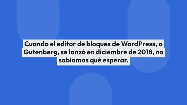 Video thumbnail for Profundizando en el último editor de WordPress Gutenberg (2024)