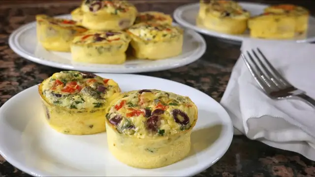 Video thumbnail for Mediterranean Egg Bites Recipe
