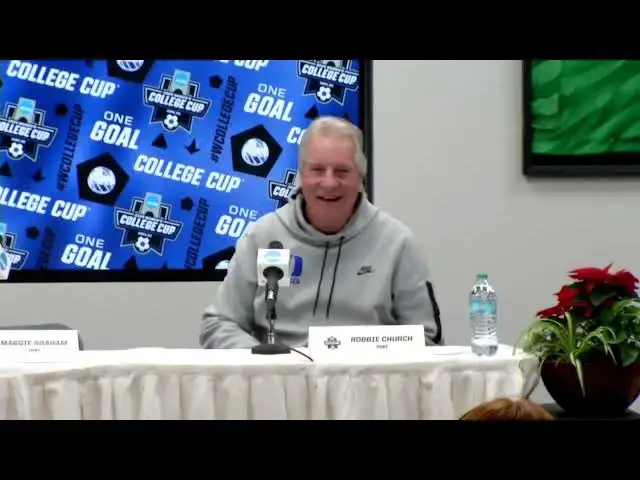 'Video thumbnail for #Duke postgame Women's College Cup press conference after losing to #UNC in the semifinals 3-0'