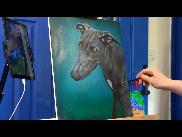 Video thumbnail for Realistic Dog Oil Painting (1 Hour Painting)