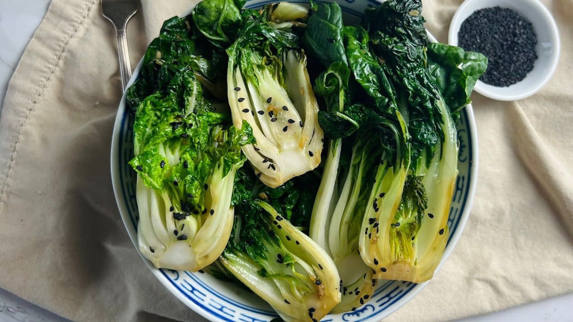 Video thumbnail for Easy Sesame Bok Choy Stir-Fry Recipe