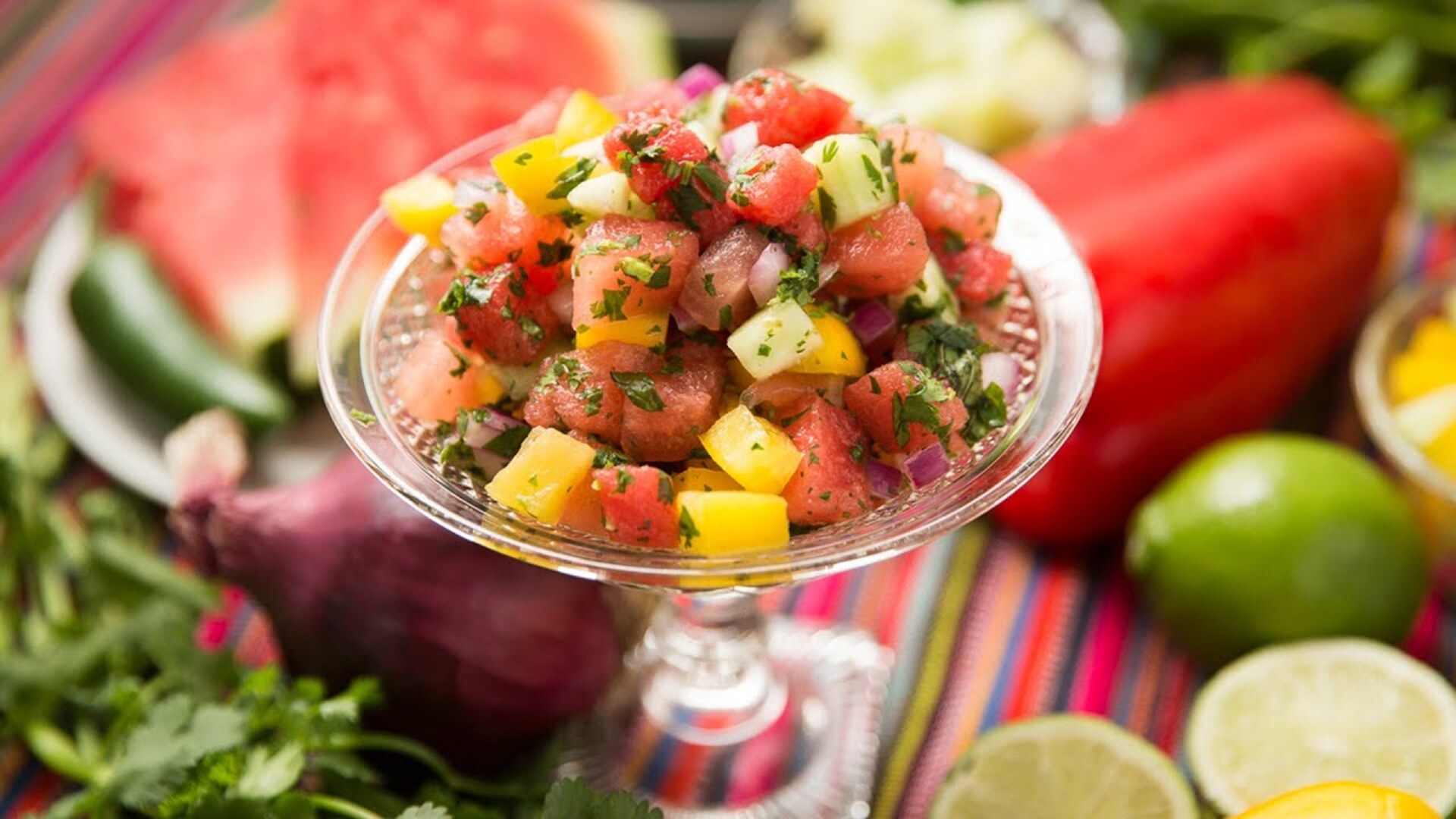 Video thumbnail for Refreshing Watermelon Salsa Recipe
