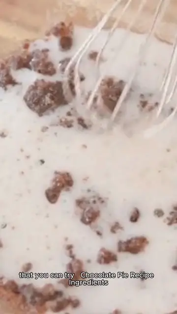 'Video thumbnail for chocolate pie recipe'