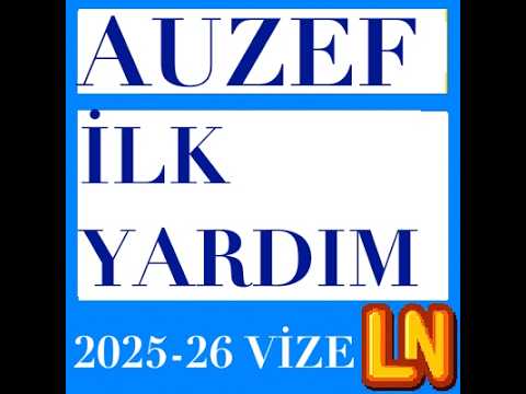 Video thumbnail for İlk Yardım 2025-2026 Vize Soruları (Bahar)