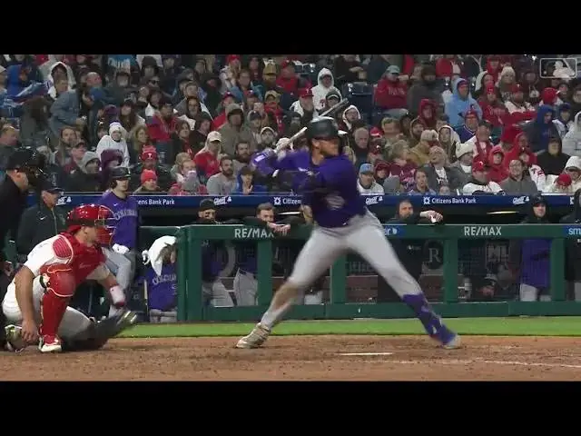 Video thumbnail for Hunter Goodman SMACKS a Solo Home Run! | 2nd HR of 2025 | Colorado Rockies | 04/02/2025