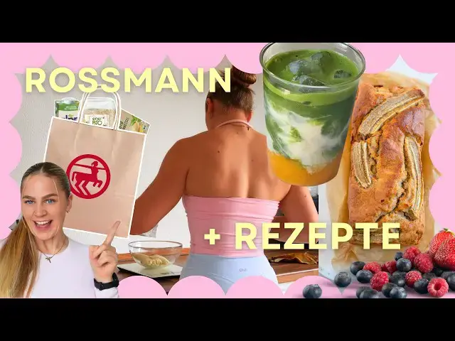Video thumbnail for Gesunder Rossmann-Einkauf + schnelle & leckere Rezepte