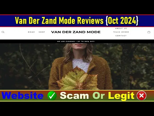 Video thumbnail for Van Der Zand Mode Reviews: Before Buy Check Vanderzandmode.nl Is Scam Or Legit? | Product Review
