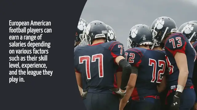 Video thumbnail for How Much Do European American Football Players Make