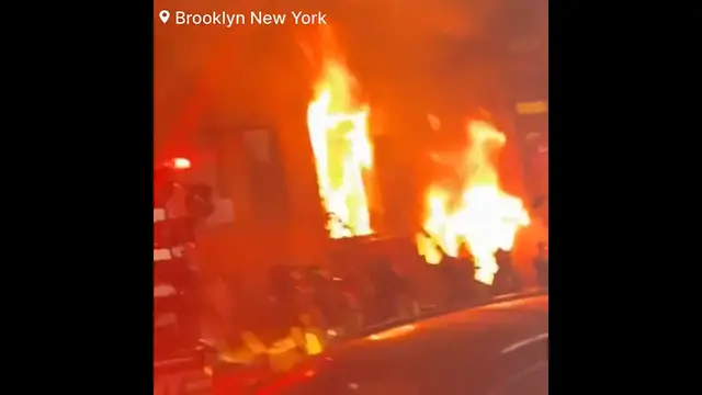 'Video thumbnail for 3 dead, 14 injured in Crown Heights apartment fire'
