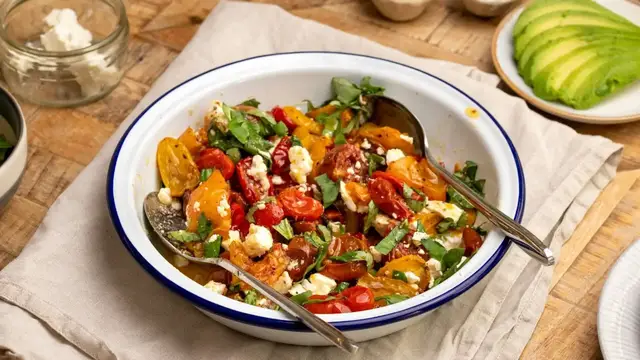'Video thumbnail for This 3-Ingredient Heirloom Tomato Salad Is Fresh And Perfect For Late Summer'