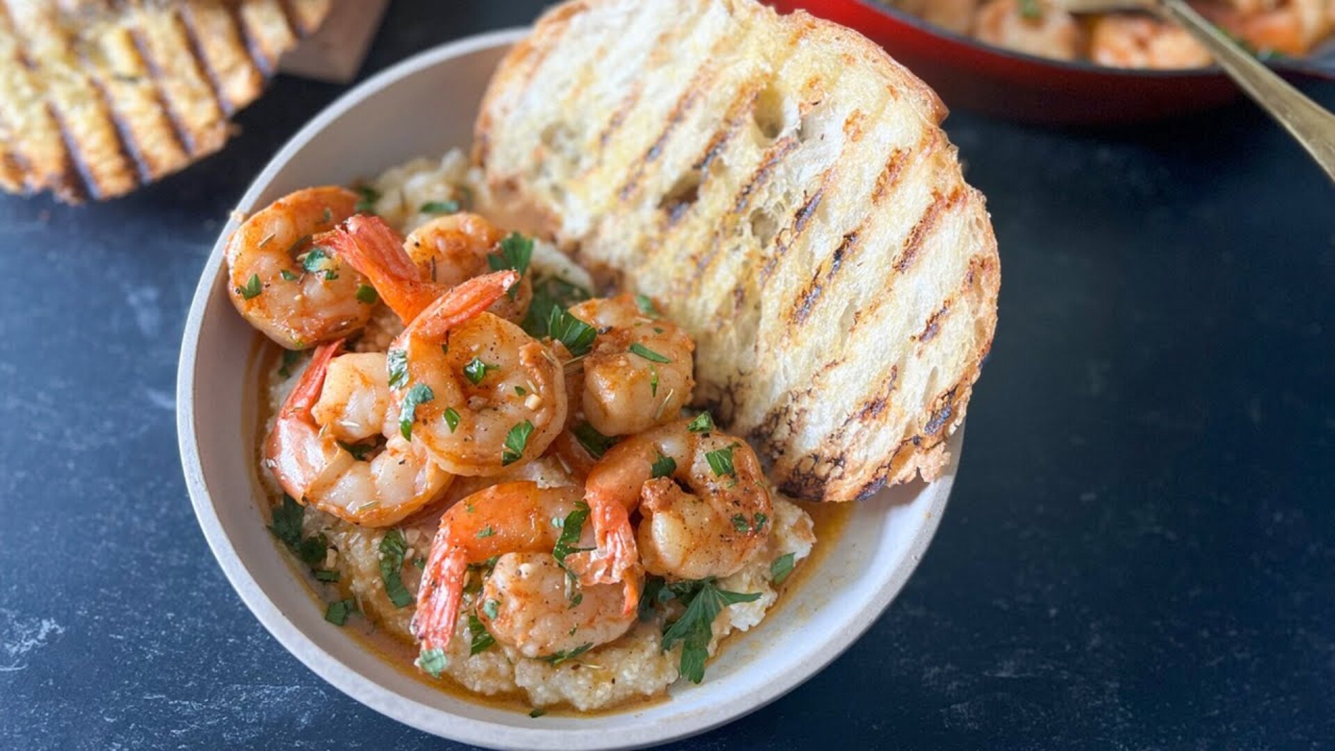 Video thumbnail for New Orleans-Style Southern BBQ Shrimp Recipe