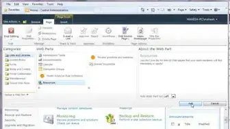 Video thumbnail for Editing SharePoint Central Administration Home Page