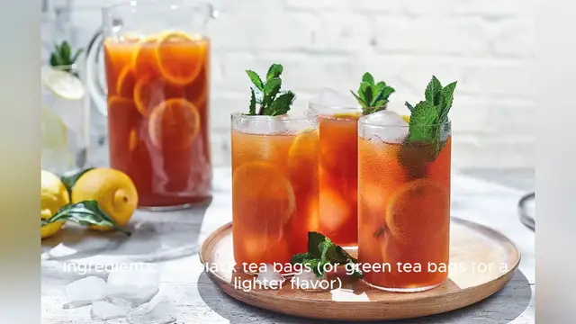 Video thumbnail for iced tea recipe