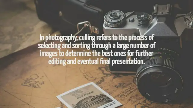 Video thumbnail for What Does Culling Mean In Photography