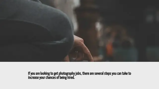 Video thumbnail for How To Get Photography Jobs