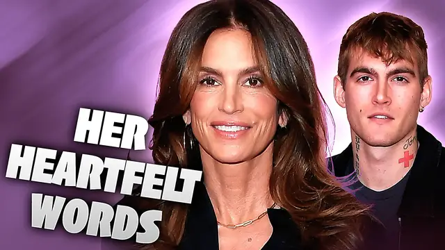 Video thumbnail for Cindy Crawford's Proud Words About Son Presley Before His Death